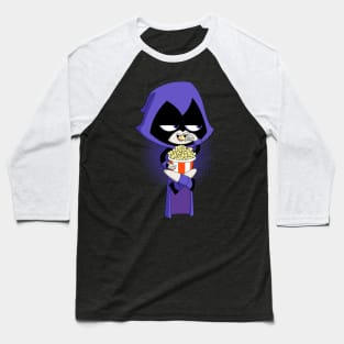 Raven Pop Corn Baseball T-Shirt